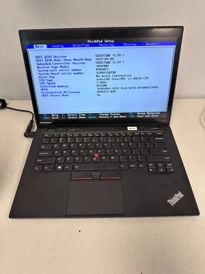 Lenovo Thinkpad X1 Carbono 1ª Generación i7-3667U 8GB RAM BATERÍA DEFECTUOSA SIN UNIDAD/AC #04 Foto 1 de 4