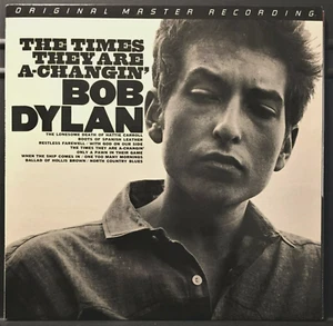 LP Bob Dylan Times They Are A-Changin' Japan 1983 MFSL Mo-Fi halbe Geschwindigkeit LP NM/NM - Bild 1 von 2