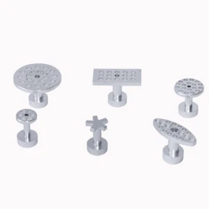 Aluminium Zugadapter Set 6 teilig Klebeadapter für Ausbeulwerkzeug Gleithammer  - Bild 1 von 1