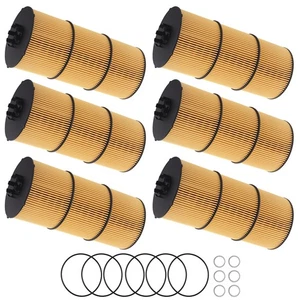 Detroit Diesel Oil Filter Kit for Freightliner Western Star 0019863920 6PCS - Picture 1 of 12