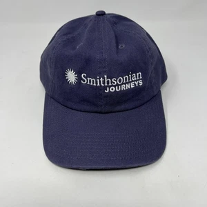Smithsonian Journeys Museum Travel Program grau blau Strapback Baseballkappe Mütze - Bild 1 von 6