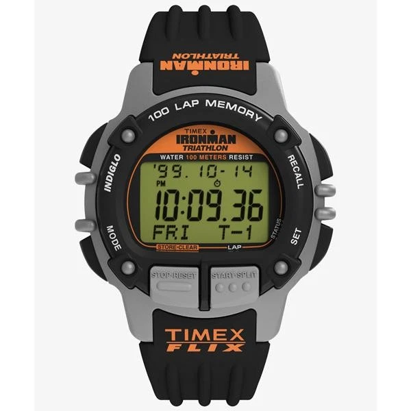 Timex Ironman Flix100 TW5M63200 Black Mens Digital Watch Quartz