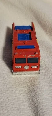 Hot Wheels Fire Eater #51 Emergency Red Black Wall Tires Vintage - Image 1 of 4