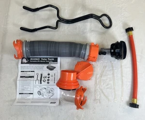 Camco Rhino HOSE KIT for 28 Gallon & 36 Gallon Tote Tank RV Waste Tank Charity - Picture 1 of 12