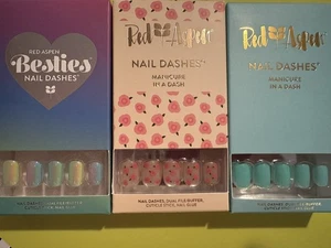 Lote 3 guiones de uñas de manicura de álamo rojo nuevos; Besties, Laurel y Robyn’s Egg Blue - Imagen 1 de 2