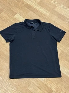 Arc'teryx Polo Shirt Performance Athletic Casual Top Mens Medium M Black - Picture 1 of 5