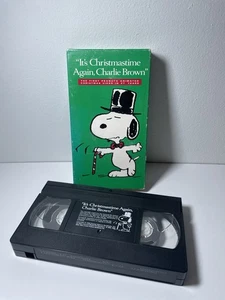 Vintage It's Christmastime Again, Charlie Brown VHS 1992 - Picture 1 of 3