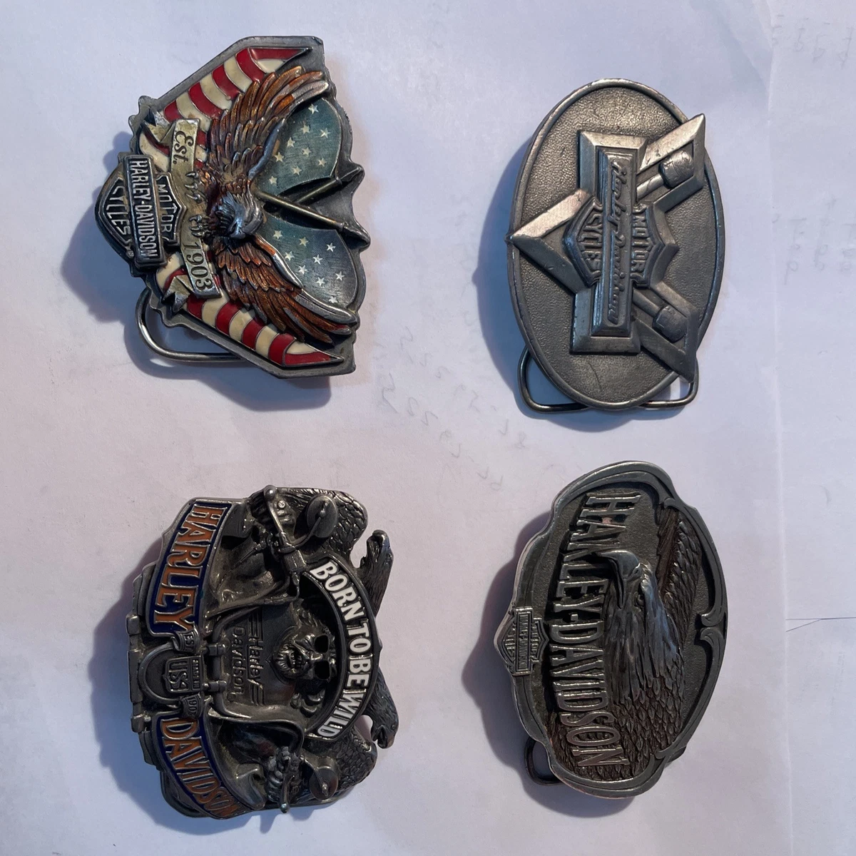 哈雷戴维森皮带扣收藏品| eBay