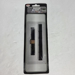 Model Power 1561 Iron Fence (Plastic) N Scale New - Picture 1 of 3