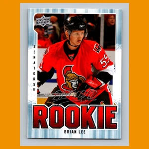 Tarjeta de hockey Brian Lee Rookie #352 2008-09 Upper Deck MVP Ottawa Senators NHL - Imagen 1 de 3