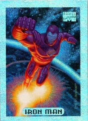 IRONMAN 1994 Marvel Masterpieces Silver Holofoil #5 OF 10 - Image 1 of 2