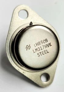 LM317HVK Adjustable Voltage Regulator 1.2V to 37V in a T0-3 Steel Package,  - Picture 1 of 2