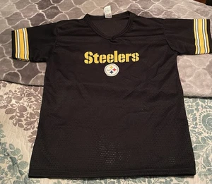Franklin Youth NFL Pittsburgh Steelers Black Mesh Jersey Medium and Pants - Picture 1 of 6