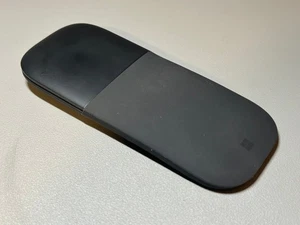 Microsoft Bluetooth Surface Arc Mouse - Works Fine - Black - Photo 1/5