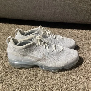 Nike Air VaporMax Flyknit Platino Puro Para Hombres 10 Zapatos para Correr DV1678-002 Leer De - Imagen 1 de 13