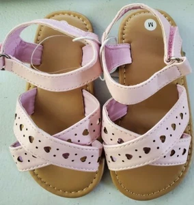 Scarpe sandali con cinturino rosa Swiggles bambina taglia media cuori - Foto 1 di 5