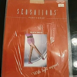 Pantimedias Sensations Silk'n Sheer Light Support en paquetes sellados Nude Petite - Imagen 1 de 6