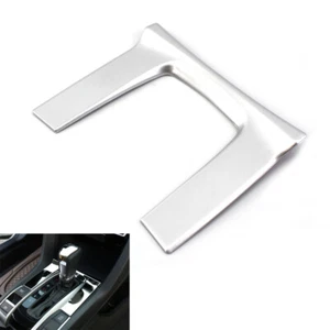 ABS Matte Silver Shift Gear Panel Trim Molding Cover For Honda Civic 2016-2018 - Picture 1 of 7