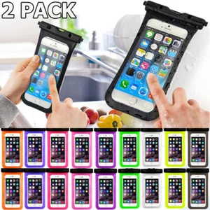 Paquete de 2 bolsas submarinas impermeables para teléfono inteligente - Imagen 1 de 41