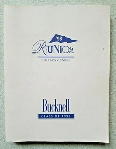 BUCKNELL CLASE UNIVERSITARIA DE 1993 Quinta Clase Reunión 28-31 de mayo de 1998 Biografías - Imagen 1 de 6