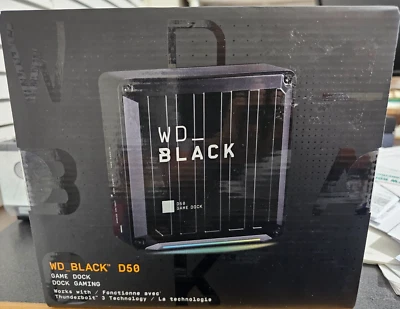 NEW WD BLACK D50 Game Dock - WDBA3U0000NBK-NESN - NVME Slot available (0TB) - Image 1 of 4