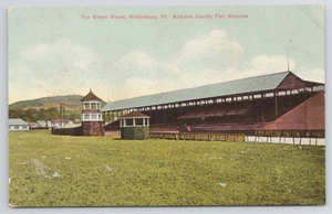 Middlebury VT The Grand Stand Addison County Fair Grounds Vermont Postcard 1910s - Picture 1 of 5