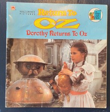 Golden Book Walt Disney Pictures 1985 Return to Oz Dorothy Returns to Oz