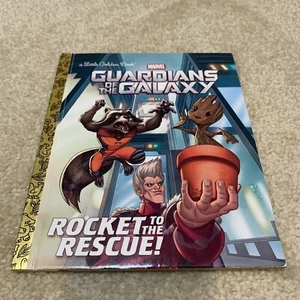 Marvel Guardians of the Galaxy Rocket to the Rescue! Little Golden Book Groot - Picture 1 of 12