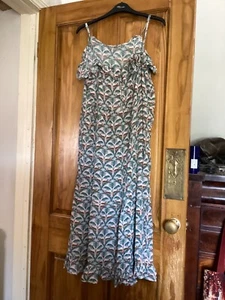 Fat face leopard jungle print dress size 14 - Picture 1 of 5