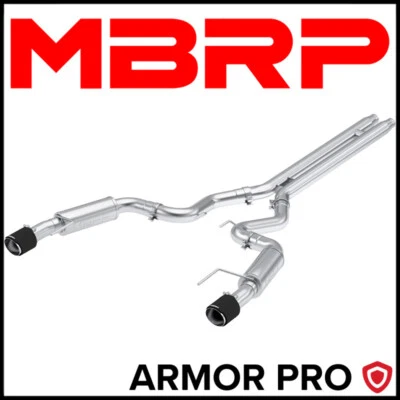 MBRP Armor Pro 3" Cat-Back Exhaust System 2024-2025 Ford Mustang GT S650 5.0L V8 - Image 1 of 2