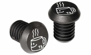 T1 Terrible One Coffee BMX Bar Ends - Black - Picture 1 of 1