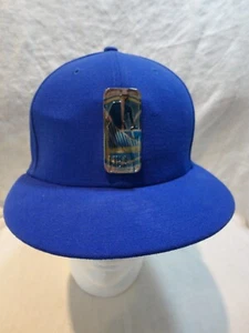 New Era NBA Basketball 5950 59Fifty Blue Fitted Hat Size 7 - Picture 1 of 8