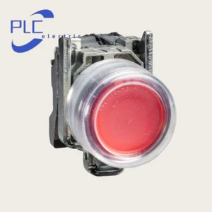 New With Box Schneider XB4BP42 Ø22 Red button convex head reset unmarked 1NC - Picture 1 of 3