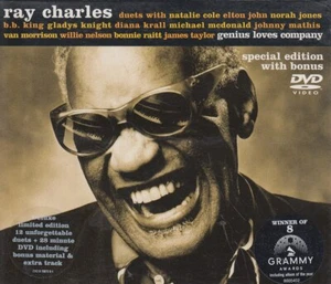 RAY CHARLES "Genius Loves Company" Special Edition CD & DVD - Picture 1 of 2