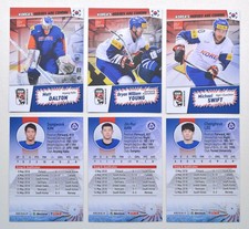 2018 BY cards IIHF World Championship Team Korea Pick a Player Card