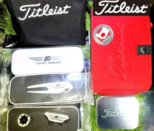 Titleist Vokey Ball Marker Horquilla Verde Soporte de Puntuación Club Lench Golf Juego Redondo NUEVO - Imagen 1 de 11