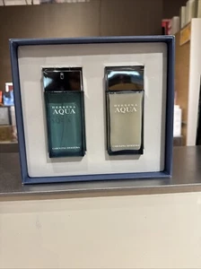 HERRERA AQUA by Carolina Herrera 2 pcs.Gift Set Men (3.4 oz EDT + 3.4 A/S Balm) - Picture 1 of 3