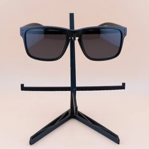 New Oakley Holbrook Polarized & Prizm Sunglasses Black/Red - Picture 1 of 4