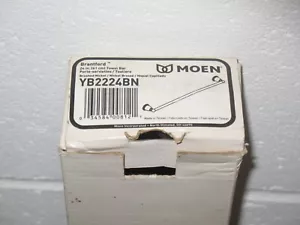 Moen YB2224BN Brantford 24" Towel Bar in Brushed Nickel NEW IN BOX COMPLETE Bath - Picture 1 of 4