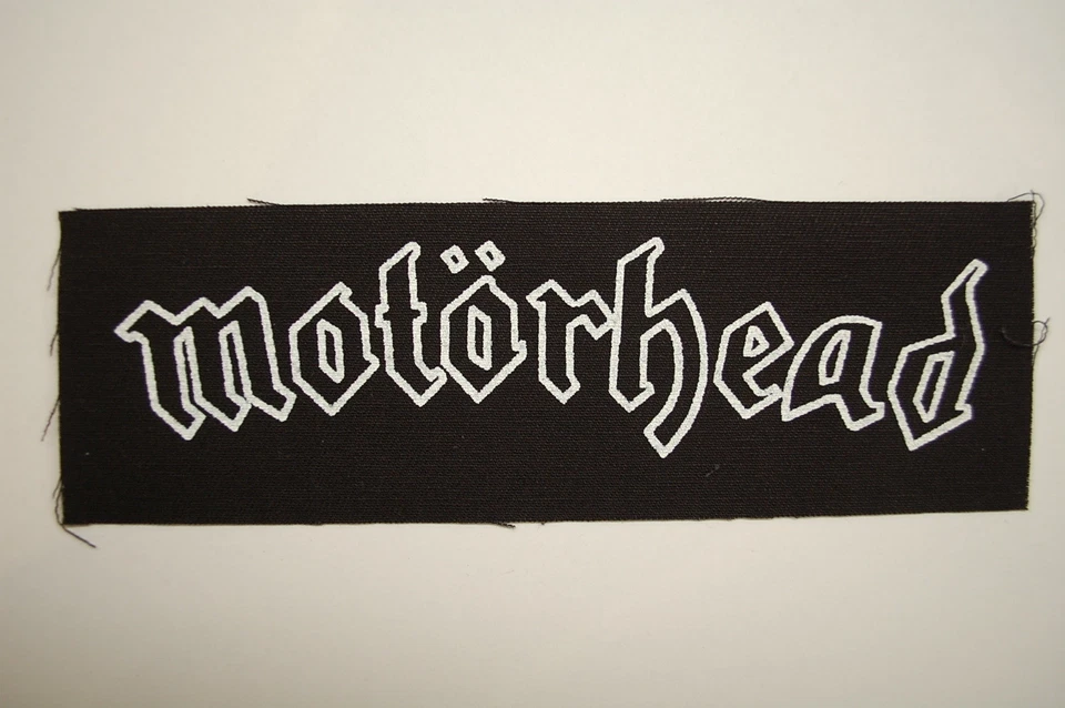 Parche de tela Motorhead coser 6,5" X 2" metal roca hierro doncella Metallica (CP204) Foto 1 de 1