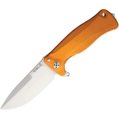 New LionSTEEL SR11 Satin Orange Framelock SR11A OS - Imagem 1 de 2