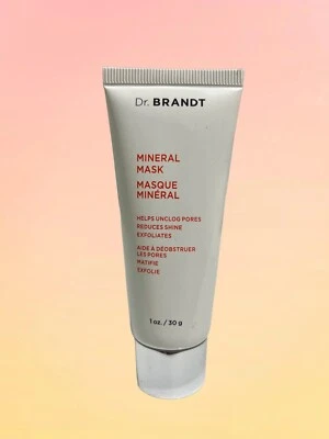 Dr. BRANDT~Mineral Mask~Helps Unclog Pores~1oz / 30g~Travel Size~NWOB~Sealed~ - Image 1 of 2