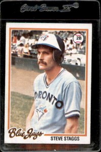 1978 Topps #521 Steve Staggs Toronto Blue Jays - Nice Card