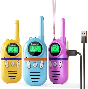 3 Pack Walkie Talkies for Kids Rechargeable,48 Hrs Working Time 3 Miles Range 22 - Picture 1 of 7