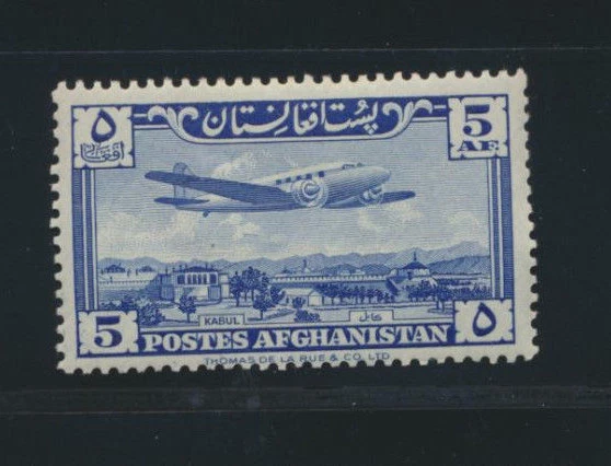 Avión de correo aéreo completo Afganistán C38 como nuevo NH sobre palacio Kabul por valor de $13,50  Foto 1 de 1