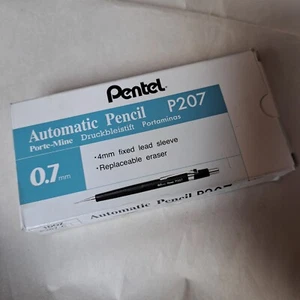 Pentel automatischer Bleistift 0,7 mm 4 mm feste Minenhülse austauschbarer Radierer 12 Stück - Bild 1 von 10