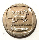 South Africa Coin 1 rand Springbok Deer Buck Antelope Animal Wildlife