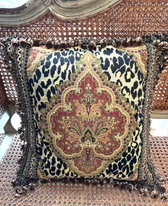 Sweet Dreams Maximillion for Horchow / Neiman Marcus Decorative Tapestry Pillow - Picture 1 of 12