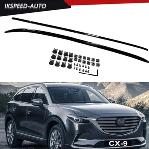 2Pcs Fits for MAZDA CX-9 CX9 2017-2022 2023 Roof Rails Roof Rack Side Rail Bars - Picture 1 of 8