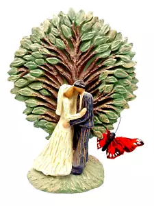 Cake Topper - Austausch Hochzeitsgelübde Figuren für immer beginnt heute - Bild 1 von 9